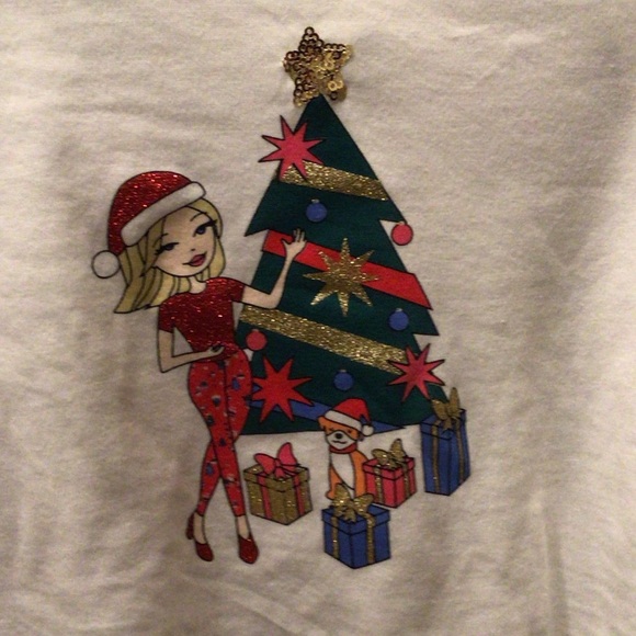 btween White and Green Kids Matching holiday Set - Picture 3 of 4